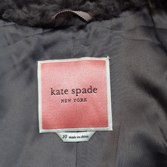 kate spade Purple Plush Faux Fur Jacket - Picture 5 of 8
